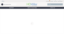 Desktop Screenshot of hcmillerpress.com